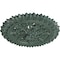 Ekena Millwork Lariah Ceiling Medallion (Fits Canopies up to 1 3/8"), 24 3/4"OD 1 3/8"ID x 3 1/4"P, Cloud Burst CM24LACBF - alternate 4